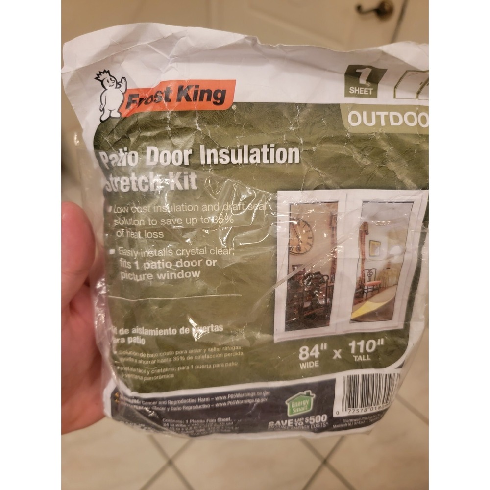 Frost King V96H Outdoor‎ Stretch Window Kit 84 Inch by 110-Inch 9 Foot